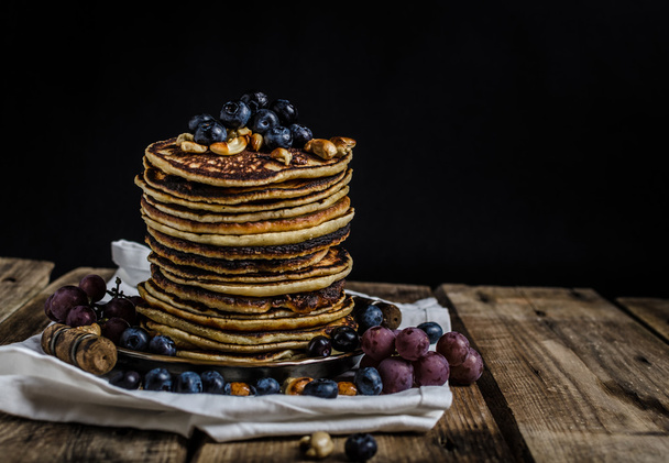 Big homemade pancakes - Фото, изображение
