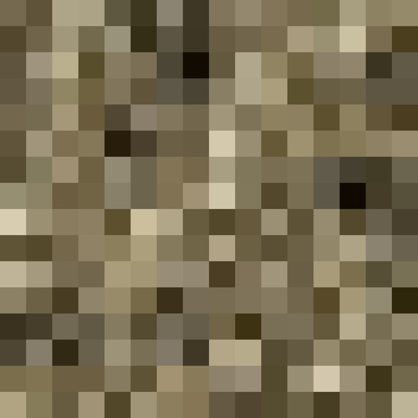 Bezszwowe brązowy - szary (ziemi, skały, żwir) pikseli wzór - Wektor, obraz