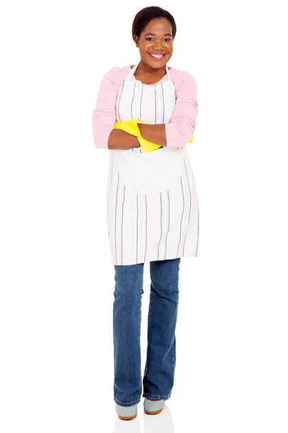 woman wearing apron - Foto, imagen