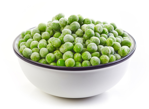 bowl of frozen green peas - Photo, Image