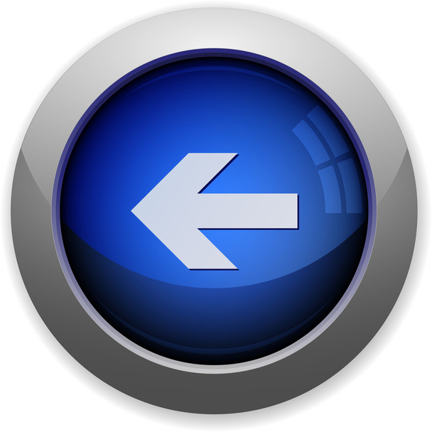 Left arrow button - Διάνυσμα, εικόνα
