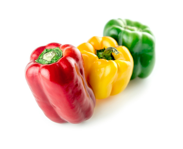 Geïsoleerde kleurrijke paprika - Foto, afbeelding