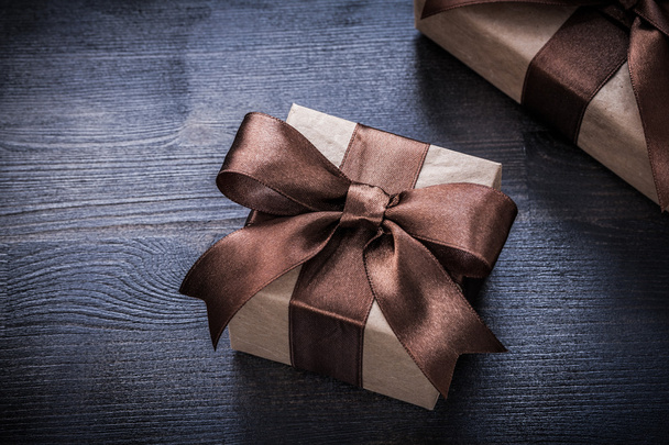 Present boxes with ribbons - Foto, afbeelding