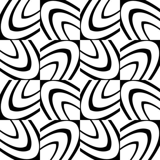 Vector seamless texture of lines and geometric shapes. - Vector, Image