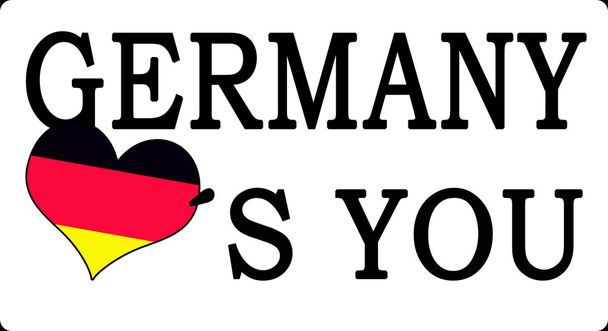 A Alemanha ama-te
 - Foto, Imagem