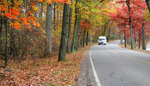 Scenic Autumn Drive - Photo, Image