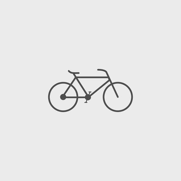 ikona minimalistyczne rowerów. wektor, eps 10 - Wektor, obraz