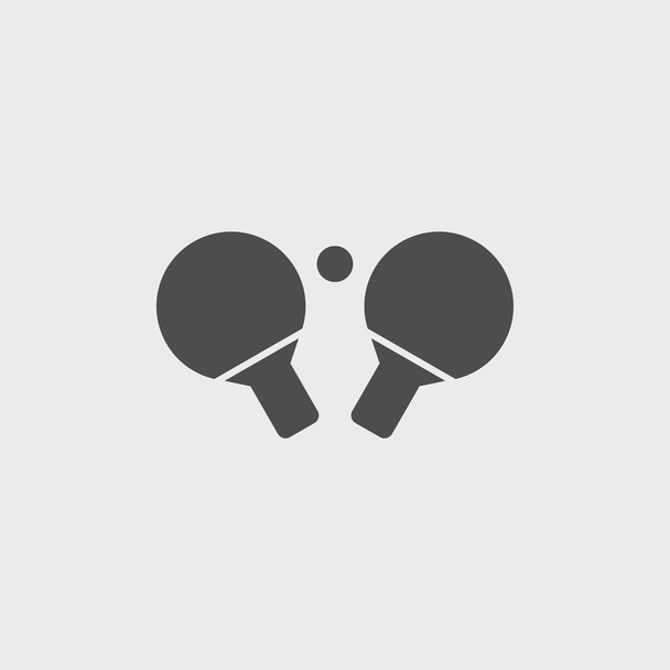 Table tennis icon - Vector, Image