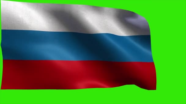 Ruská federace, vlajka Ruska, ruské vlajky - smyčka - Záběry, video