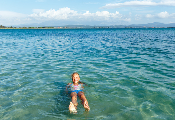 Happy girl in sea - Fotó, kép