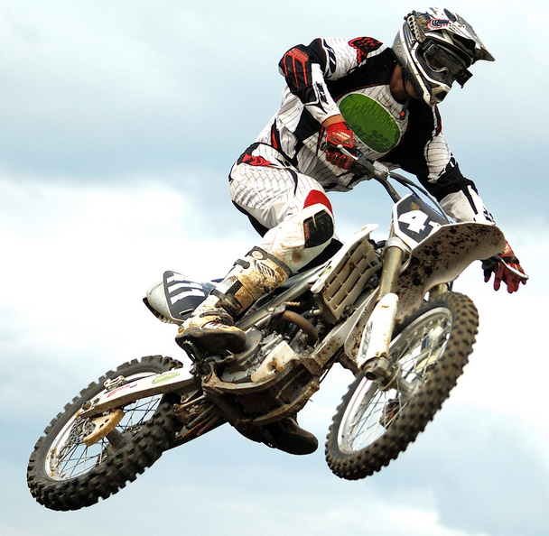 Mx rider jumping - Photo, Image