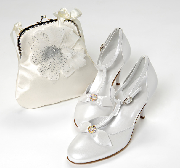 Stylish white bridal accessories - Photo, Image