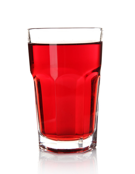 Glass of grape juice isolated on white - Zdjęcie, obraz