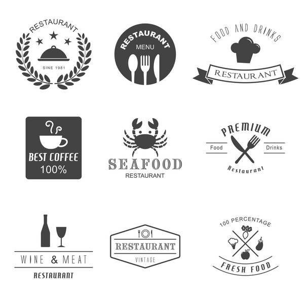 Restaurant-Logo - Vektor, Bild