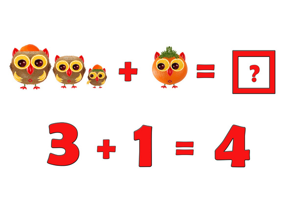 Illustration of Education Mathematics for Preschool Children - Photo, Image