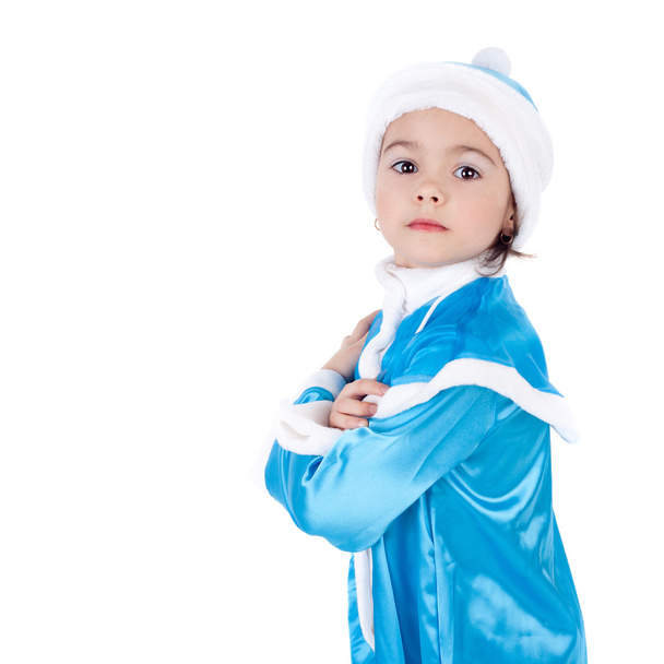 girl in the costume of the Snow Maiden - Фото, изображение