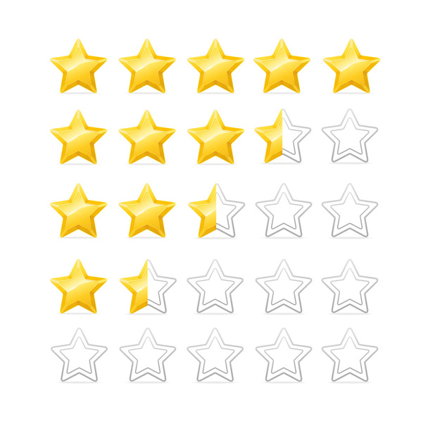 Stars Rating. Vector - Vector, Image