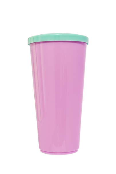 Чашка для пиття фаст-фудів ізольована, відсікаючі контури
 - Фото, зображення