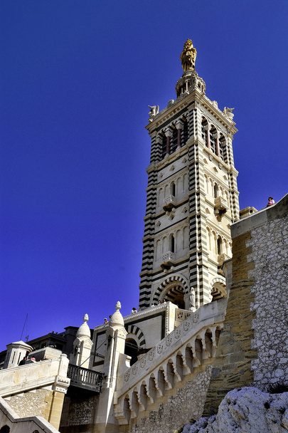 Bazilika Notre Dame őr Marseille - Fotó, kép