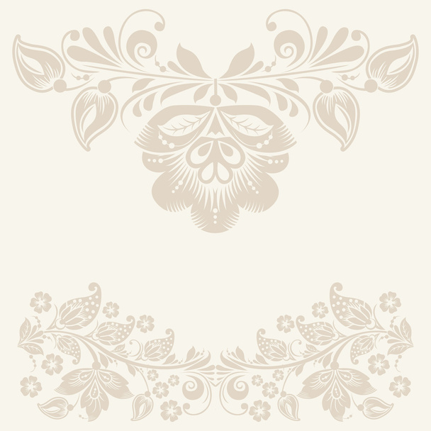 Vector Vintage background with roses - Vector, Imagen