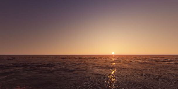 日の出の地平線、ベクトルのパノラマ - ベクター画像