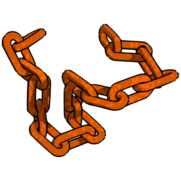 Cadena oxidada
 - Vector, Imagen