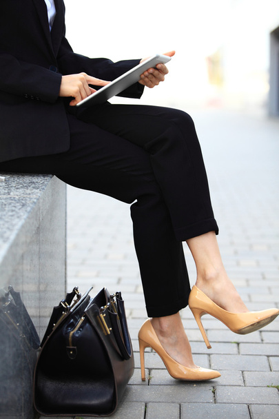 business woman using tablet - Photo, image