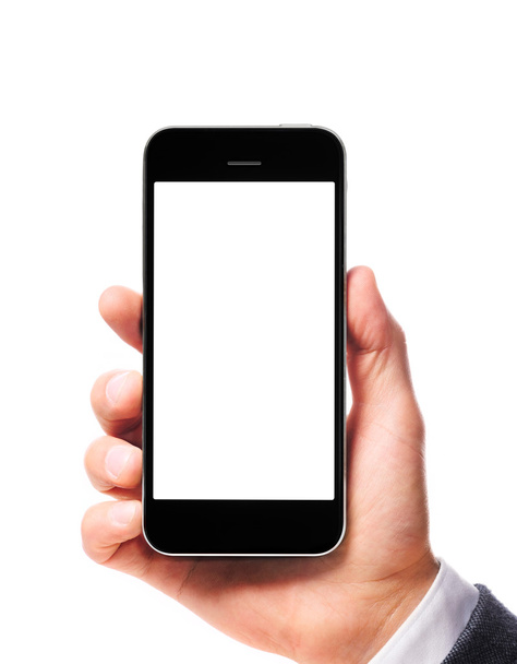 modern smartphone in hand - Foto, afbeelding