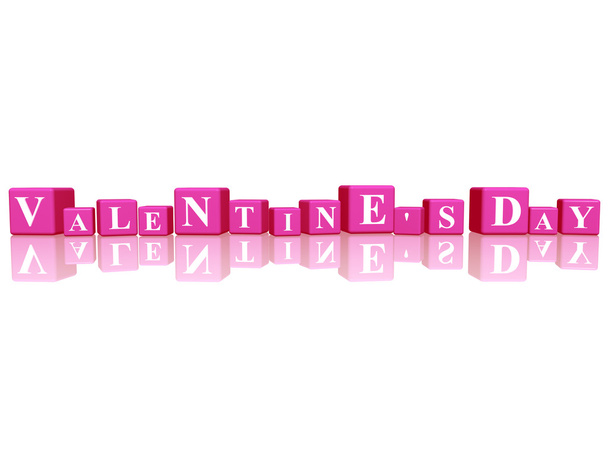 День Святого Валентина в 3d кубиках
 - Фото, зображення