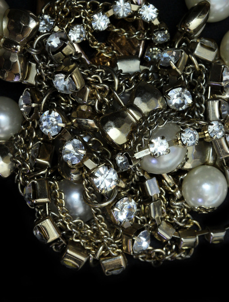 perlina d'oro macro, palla d'oro e perla
 - Foto, immagini