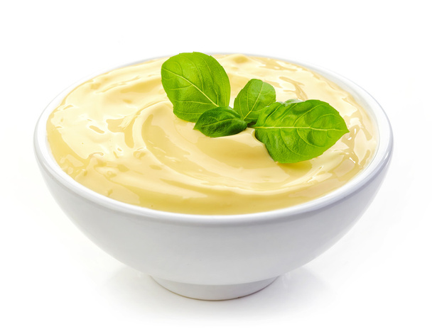 kom mayonaise - Foto, afbeelding