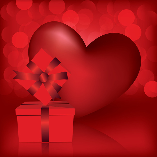 Valentines day greeting card - Vettoriali, immagini