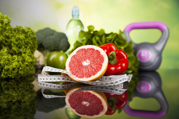 Régime alimentaire et fitness, concept vitaminique
 - Photo, image