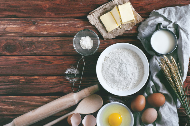 Ingredients for baking - Foto, imagen