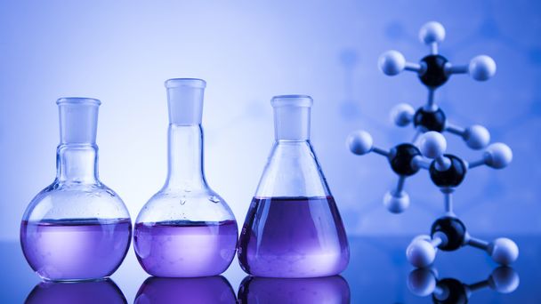 chemiczne laboratoryjne - Zdjęcie, obraz