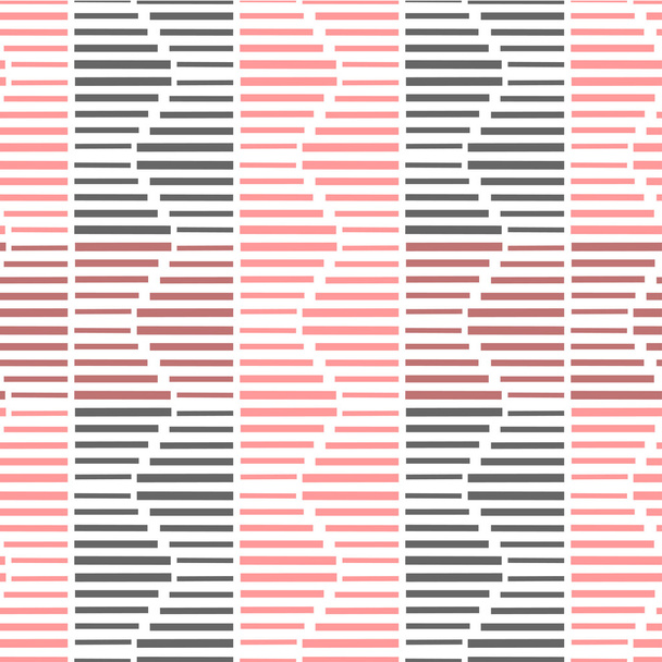 Geometrická abstraktní vzor bezešvé s růžové a černé čáry. - Vektor, obrázek