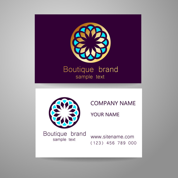boutique brand logo - Διάνυσμα, εικόνα