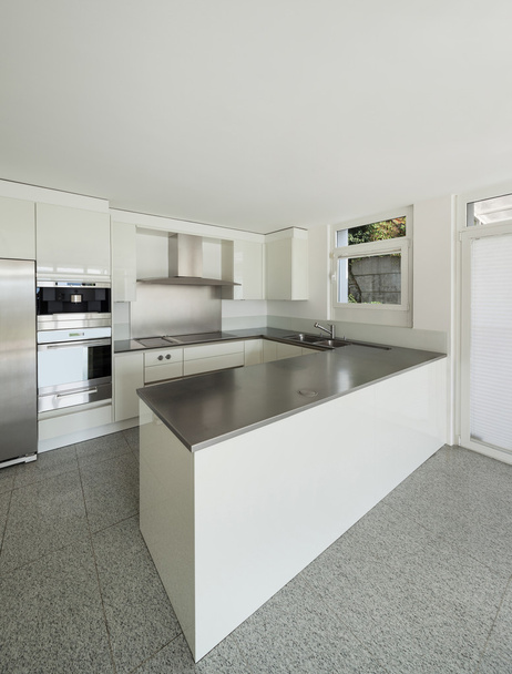 Interior, white kitchen - Photo, Image
