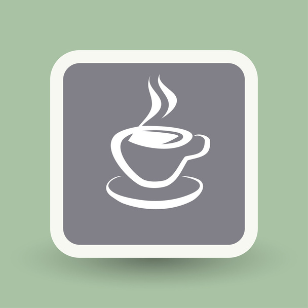 Pictograph of coffee cup - Vector, afbeelding
