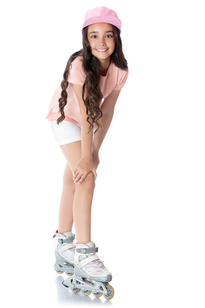 girl on roller skates - Foto, Imagen