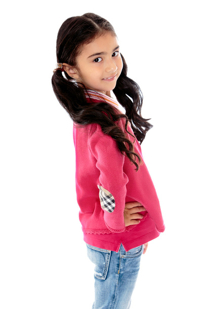 fashionable schoolgirl - Foto, afbeelding