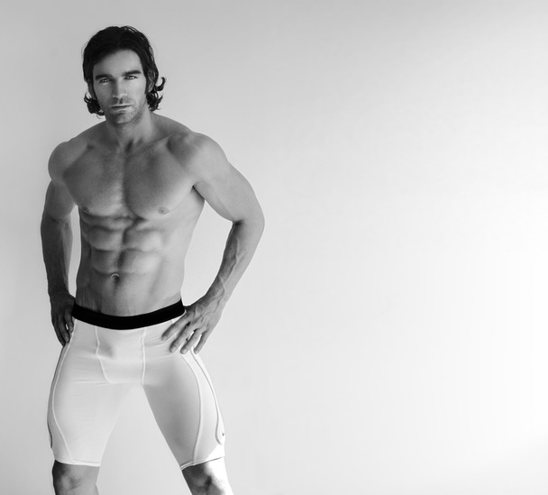 erkek fitness modeli - Fotoğraf, Görsel