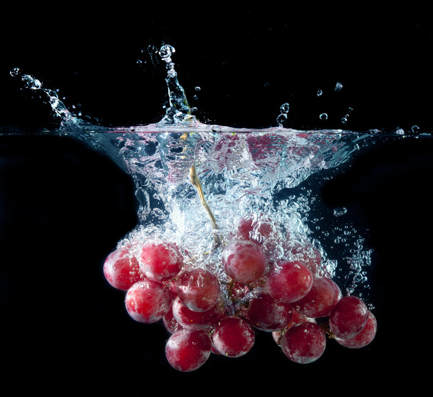 Fresh grape splash - Zdjęcie, obraz