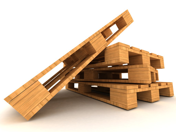 wooden pallets - Photo, Image