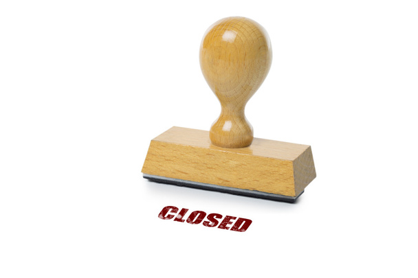 Closed Rubber Stamp - Photo, Image