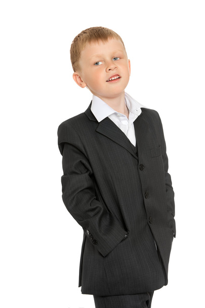 little boy in a suit - Photo, image
