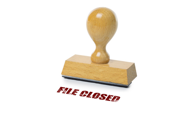 File Closed Rubber Stamp - Photo, Image