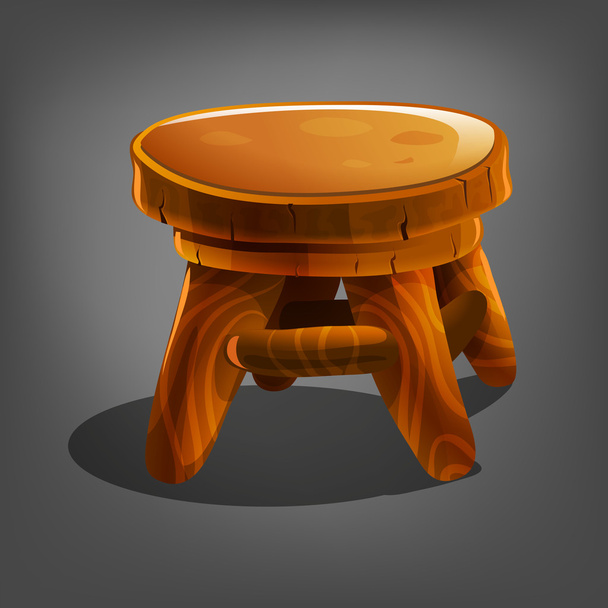 dřevěná židle kreslený. - Vektor, obrázek
