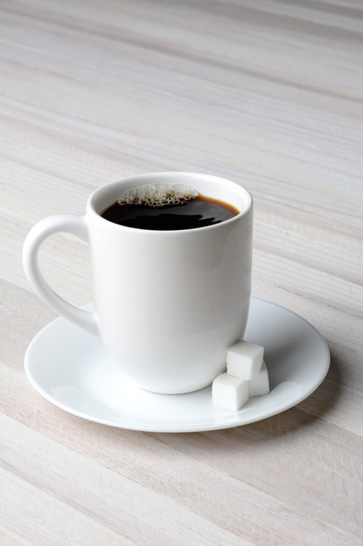 Coffee and Sugar Cubes - Photo, image
