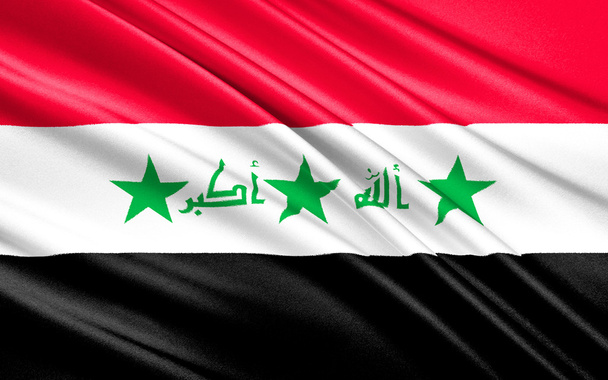Irácká vlajka - Fotografie, Obrázek